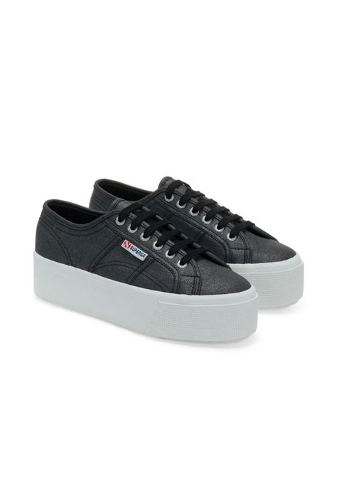 Zapatilla 2790 Glitter Canvas Black-1