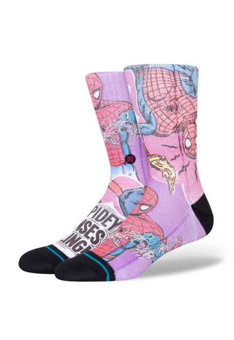 Stance Sock Men Spiderman Spidey Senses Magenta-0