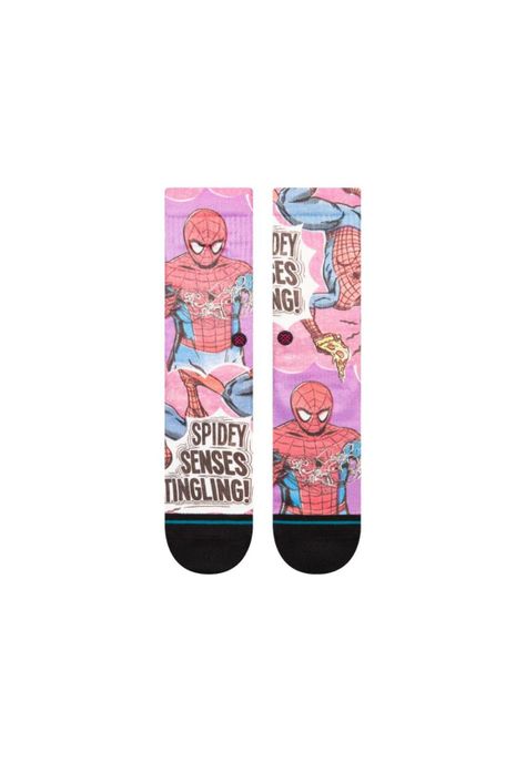 Stance Sock Men Spiderman Spidey Senses Magenta-1