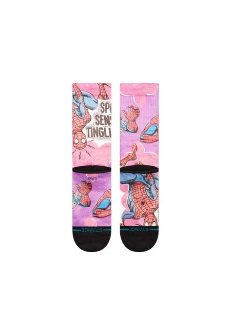 Stance Sock Men Spiderman Spidey Senses Magenta-2
