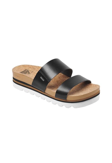 Sandalia Cushion Bounce Vista Hi Women Black Reef-0