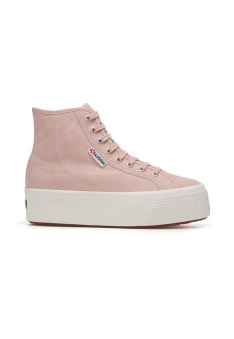 Zapatilla 2708 Hi Top Pink Skin F Avorio-0