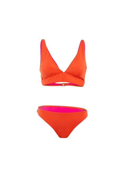 Bikini V Orange Pink-1