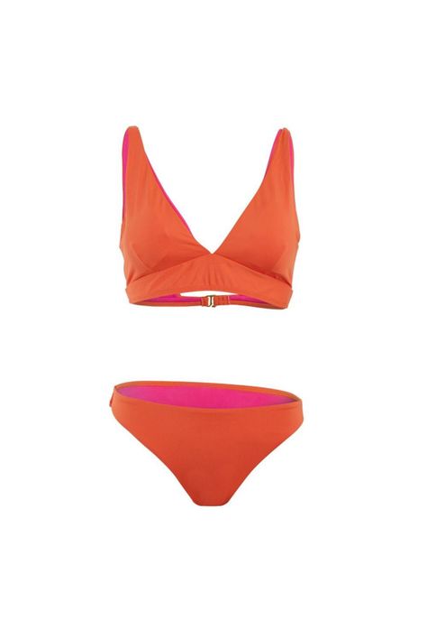 Bikini V Orange Pink-4
