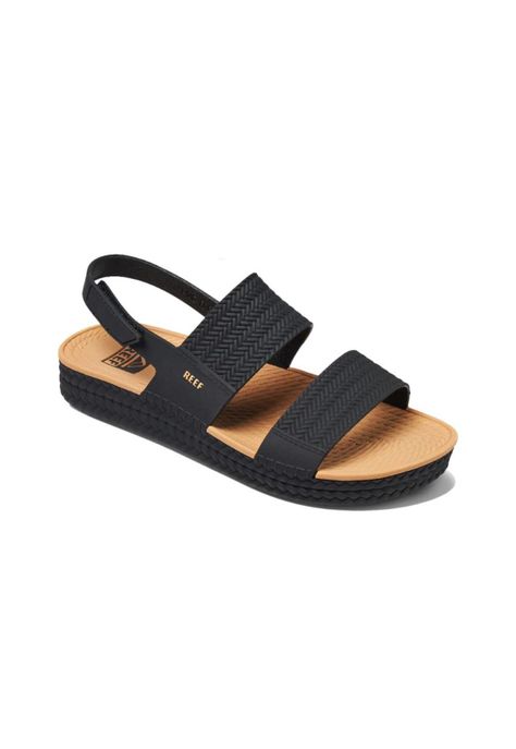 Sandalia Women Water Vista Black Tan-0