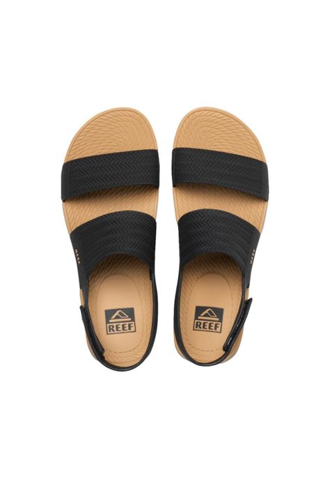 Sandalia Women Water Vista Black Tan-2