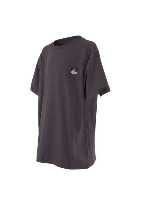 Polera Kids Grey Logo Black Back-2