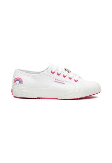 Barbie x Superga 2750 Zapatilla Movie Pins White Fuchsia-0