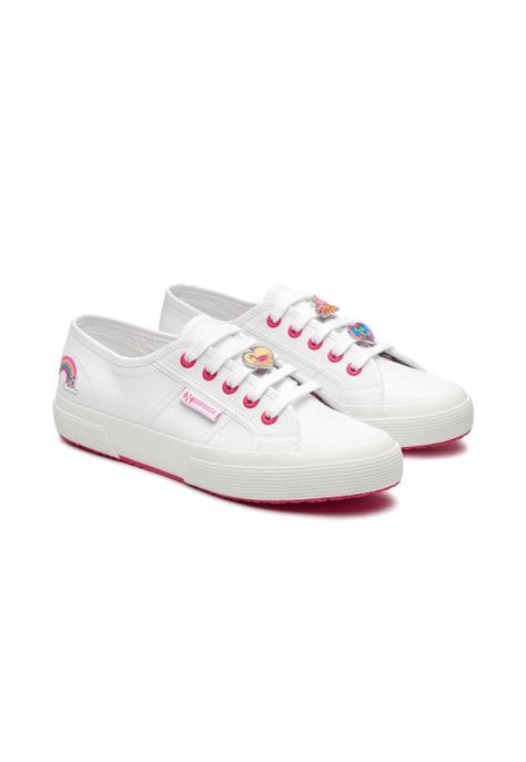 Barbie x Superga 2750 Zapatilla Movie Pins White Fuchsia-1