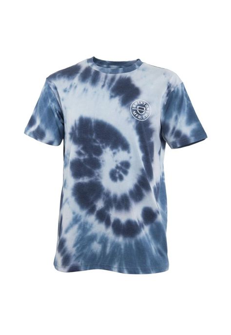 Polera Men Tye Die Blue White-0