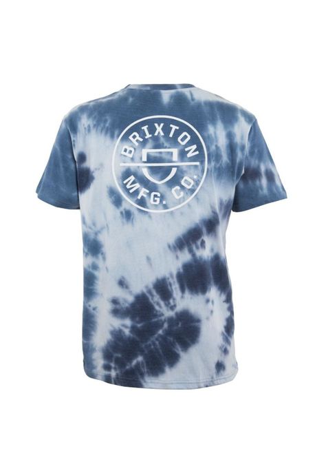 Polera Men Tye Die Blue White-1