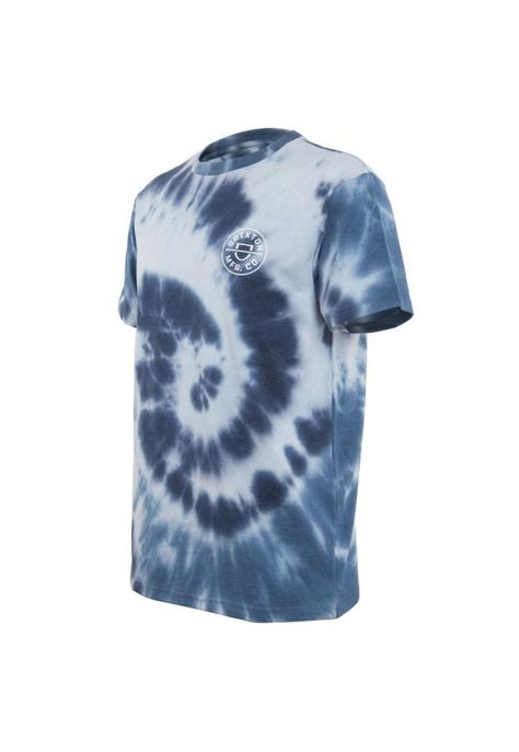 Polera Men Tye Die Blue White-2