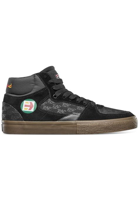 Zapatilla Screw Vulc Mid X RAD Black Gold Etnies-0