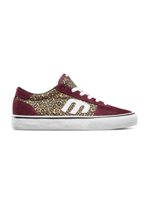 Zapatilla Calli Vulc W'S Burgundy Tan Etnies-0
