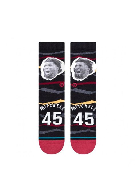 Stance Sock Men NBA Faxed Mitchell Black-1