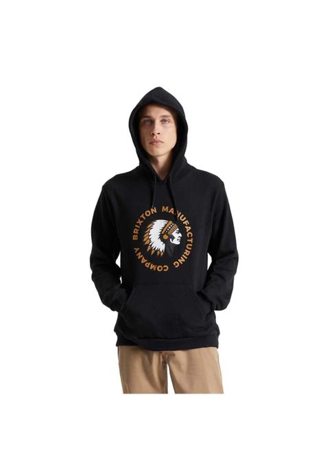 Poleron Rival Stamp Hoodie Black-0