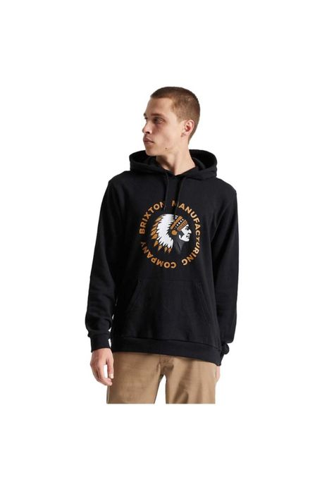 Poleron Rival Stamp Hoodie Black-3
