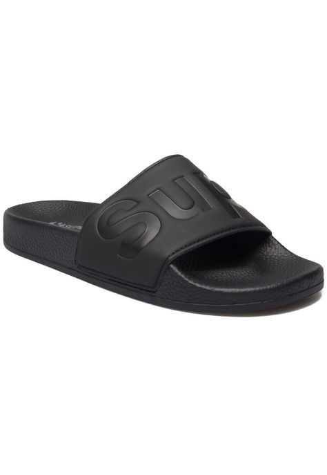 Sandalia 1908 Slides Polysoft All Black Superga-0