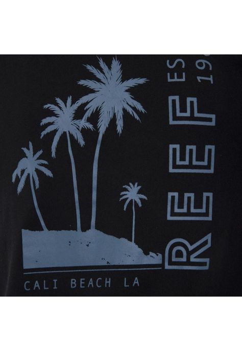 Polera Kids Palm Black Grey-3