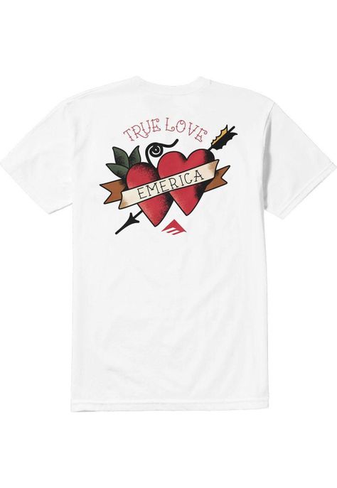 Polera Love Triangle Tee White-1