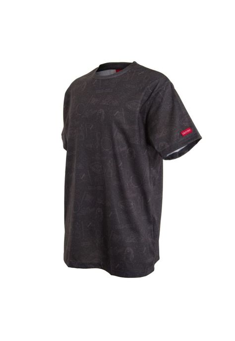 Polera Colo Colo Urbano " Simbolos" Gris-1