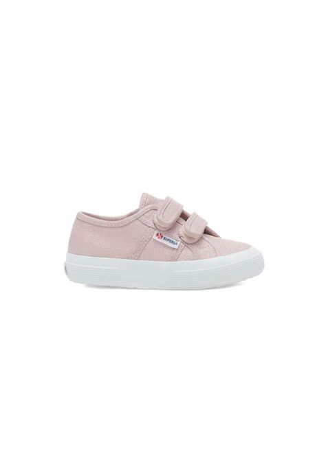 Zapatilla 2750 Kids Strap Glitter Canvas Pink-0