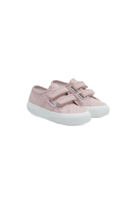 Zapatilla 2750 Kids Strap Glitter Canvas Pink-1
