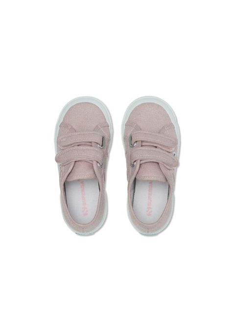 Zapatilla 2750 Kids Strap Glitter Canvas Pink-3