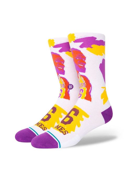 Stance Sock Men Paint LeBron James White-0