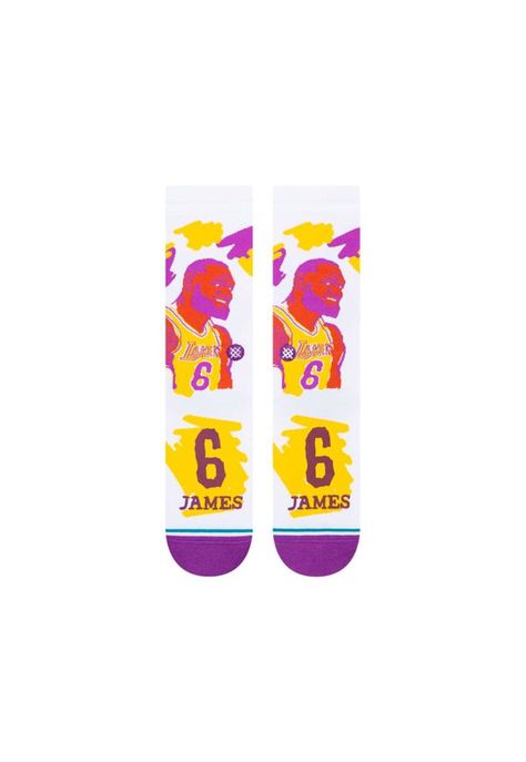 Stance Sock Men Paint LeBron James White-1