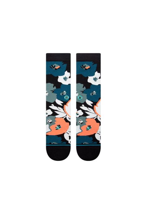 Stance Sock Men Flower Beds Crew Black-1