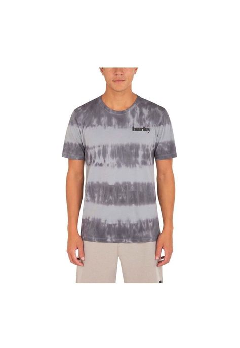 Polera Everyday Washed Tiedye Tealtint Grey Black Hurley-2