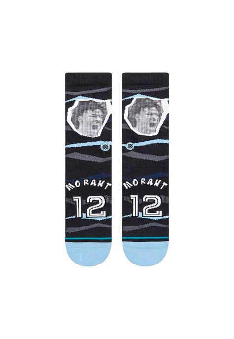 Stance Sock Men NBA Faxed Morant Black-1