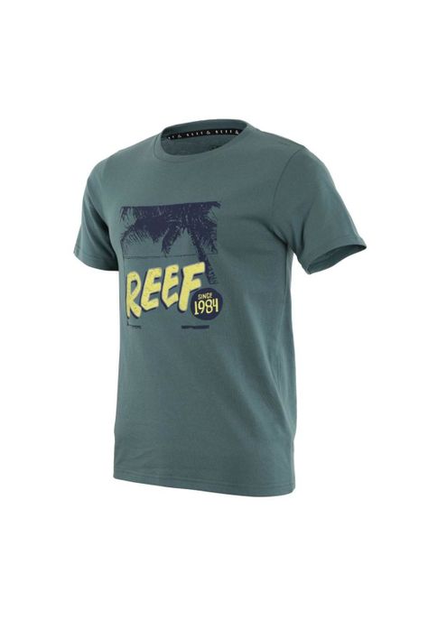 Polera Kids Green Palms-1