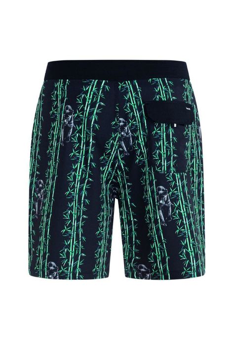 Traje de Baño Phantom Classic 18" Boardshorts Black Multi-1