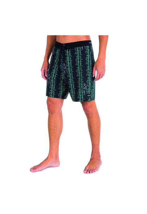 Traje de Baño Phantom Classic 18" Boardshorts Black Multi-4