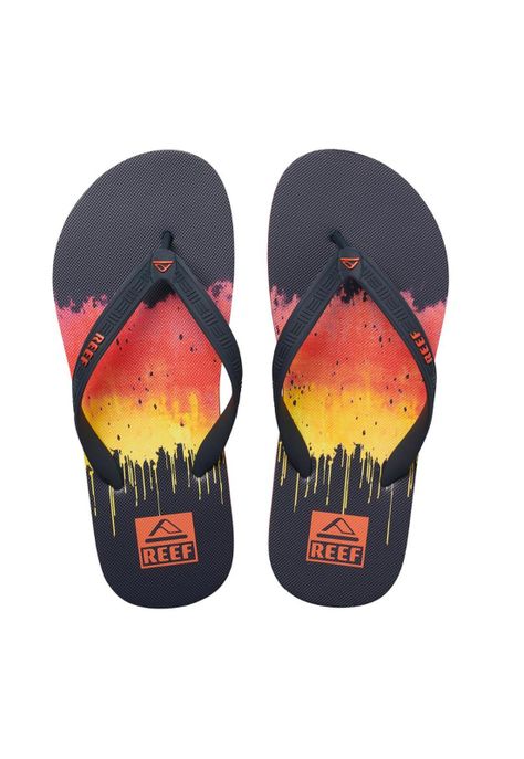 Sandalia Men Seaside Prints Meltdown Dark-1
