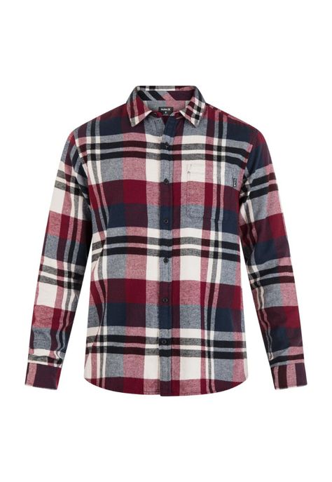 Camisa Portland Organic Truerd Burgundy-0