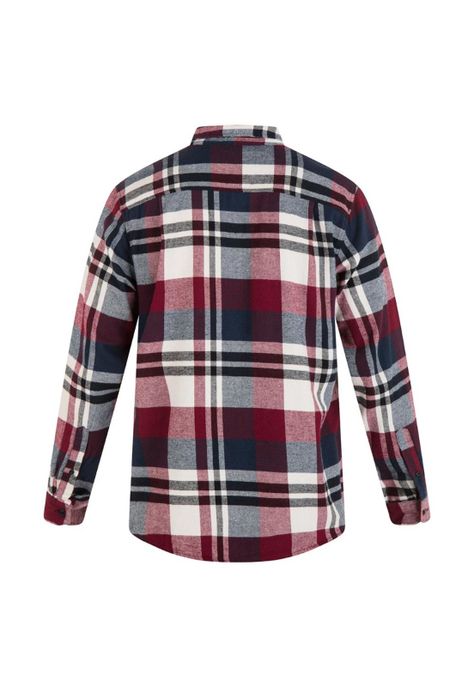Camisa Portland Organic Truerd Burgundy-1