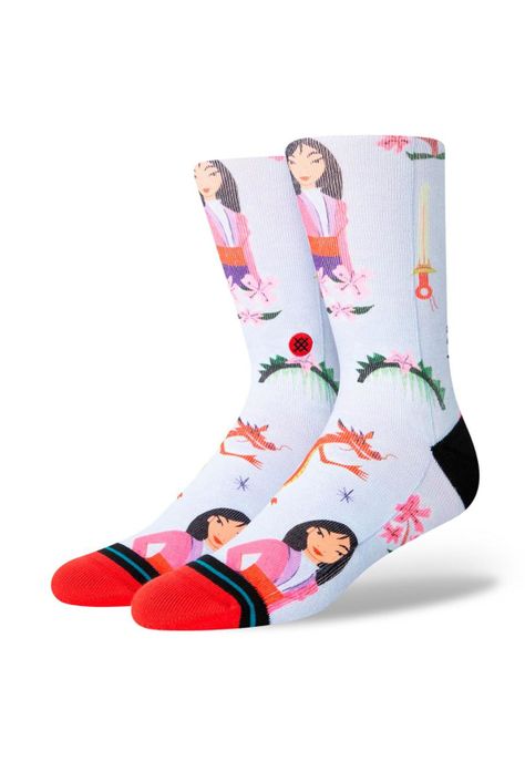 Stance Sock Men Mulan By Estee Preda Red-0