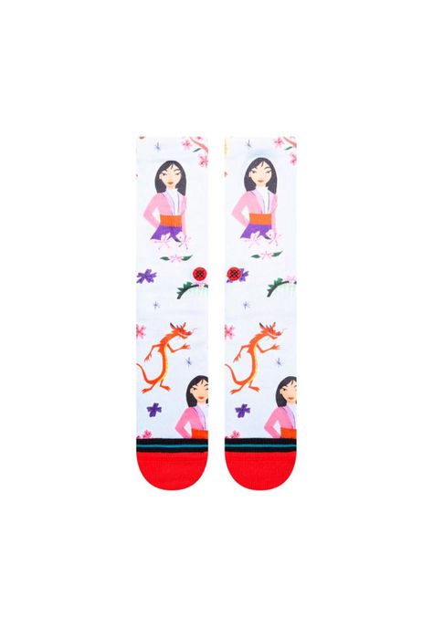 Stance Sock Men Mulan By Estee Preda Red-1