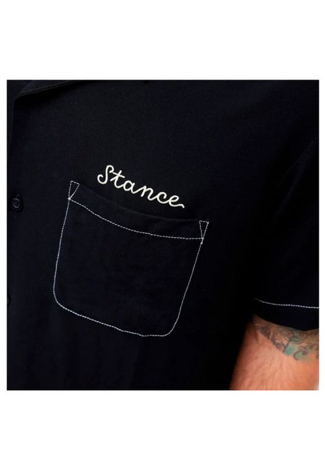 Camisa Stance Yoto Button Up Black-4