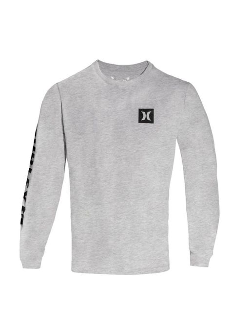 Polera Manga Larga Everyday The Box Dark Heather Grey-0