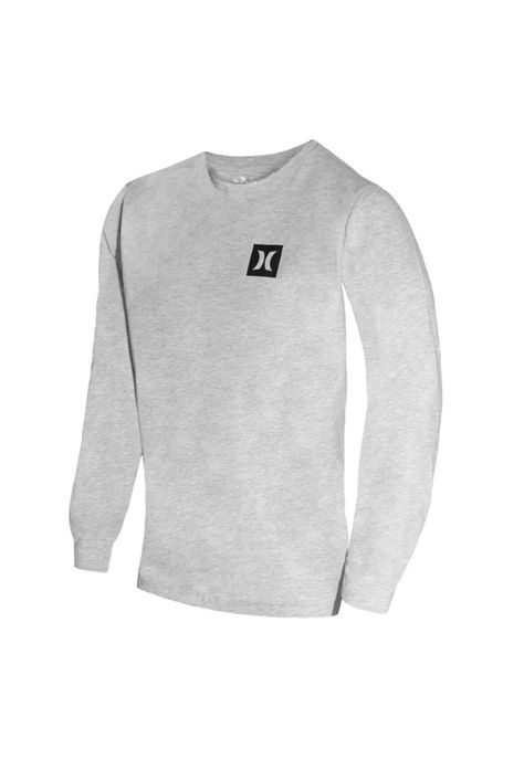 Polera Manga Larga Everyday The Box Dark Heather Grey-1