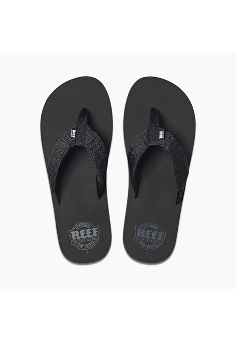 Sandalia Smoothy Men Black Reef-1