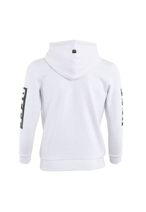 Poleron Kids Hoodie White Zipper-2