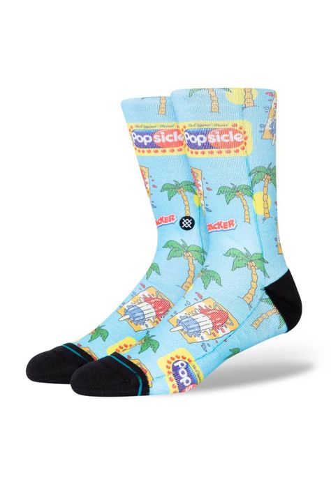 Stance Sock Men Pops Crew Light Blue-0