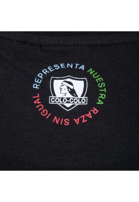 Polera Colo Colo Urbano "Raza Sin Igual" Negra-3