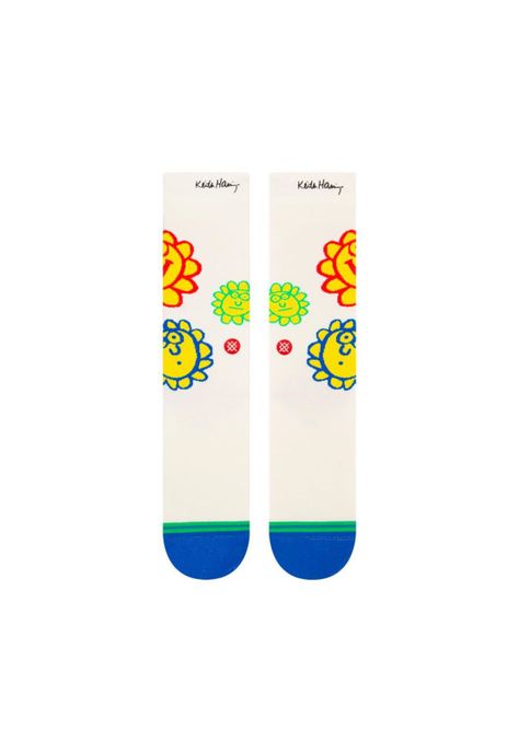 Stance Sock Unisex Happy fields off white-1