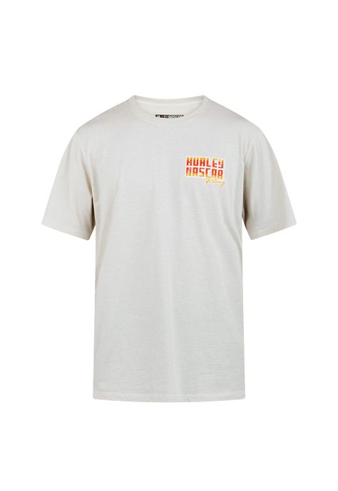 Polera Faster Nascar ss Blanco-0